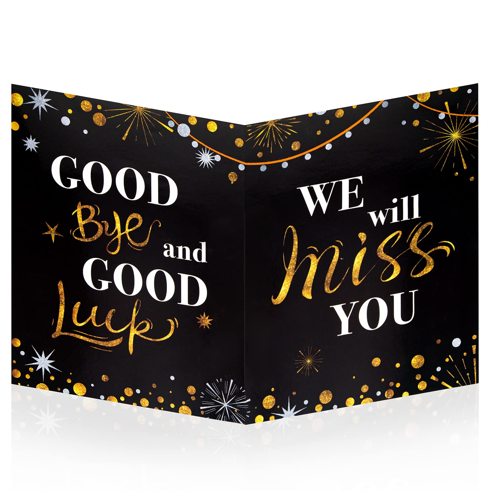 HOMANGA Jumbo Farewell Greeting Card, 35x55cm Good Luck Office Signature Card, Large Going Away Card for Colleague, Retirement, Goodbye Card, Going Away Gift for Coworker(Envelope Included)