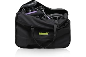 SUNELFFY 16 20inch Folding Bike Bag Bicycle Carry Bag Bike Travel Carrying Case Bike Transport Bag for Car Train Air Travel P