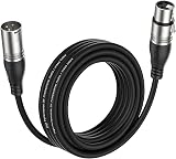 EBXYA XLR Cable 5M Microphone Patch Balanced Male to Female
