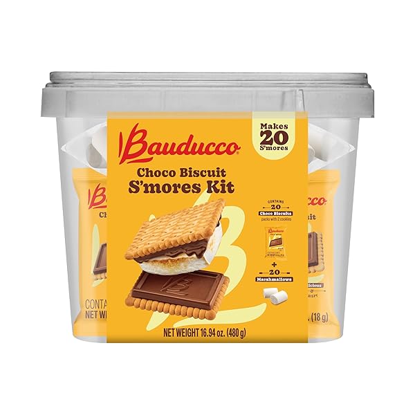 BAUDUCCO CHOCO BISCUIT S’MORES KIT – INDIVIDUALLY WRAPPED...