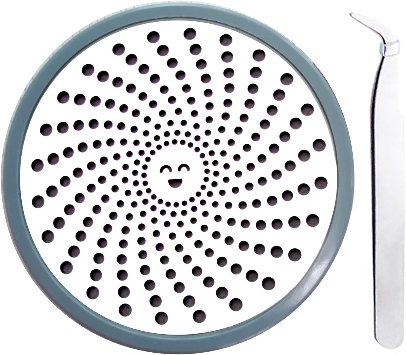 Linkqin Hair Drain Catcher Shower Drain Hair Trap Flat Hair Catcher Shower Drain