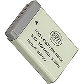 BM Premium NB-13L Battery for Canon PowerShot SX740 HS, G1 X Mark III, G5 X, G5 X Mark II, G7 X, G7 X Mark II, G7 X Mark III, G9 X, G9 X Mark II, SX620 HS, SX720 HS Digital Cameras