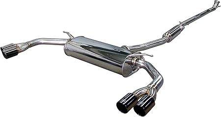 Amazon Einsatz アインザッツ 輸入車用マフラー S 622 Type 5 Mercedes Benz Claクラス 4wd Cla250 ブラッククロームテール仕様 C6h3002b マフラー 車 バイク