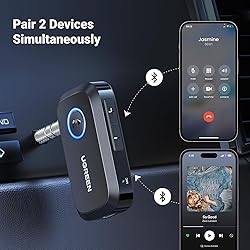 UGREEN 5.4 Aux Bluetooth Adapter, Noise Cancelling