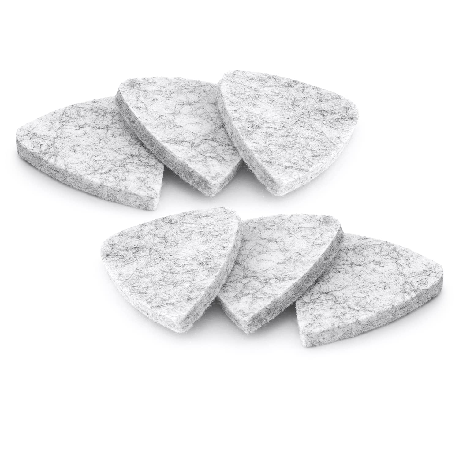 TIGER UAC42-6 Felt Ukulele Uke Plectrums / Picks - Pack of 6