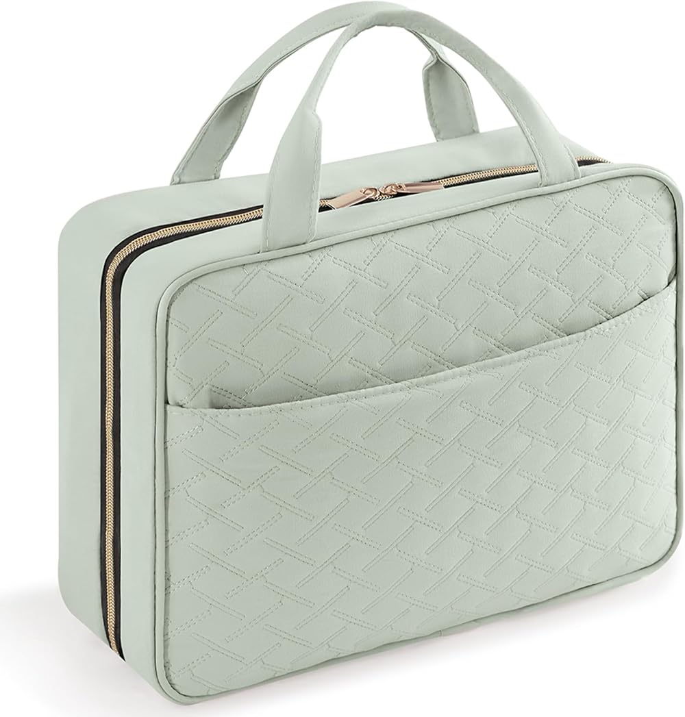 Lifewit Large Travel Toiletry Bag Hanging Organizer Mint Green