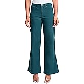 YMI Womens Women's Hyperstretch Forever Color High Rise Wide Leg Pants