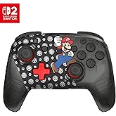 Turtle Beach Rematch Wireless Controller Super Mario Jump Nintendo Switch 2 | Nintendo Switch OLED, TMR Thumbsticks, Rechargeable 40-Hr Battery, 2 Mappable Back Buttons, Motion Controls, Super Mario Jump