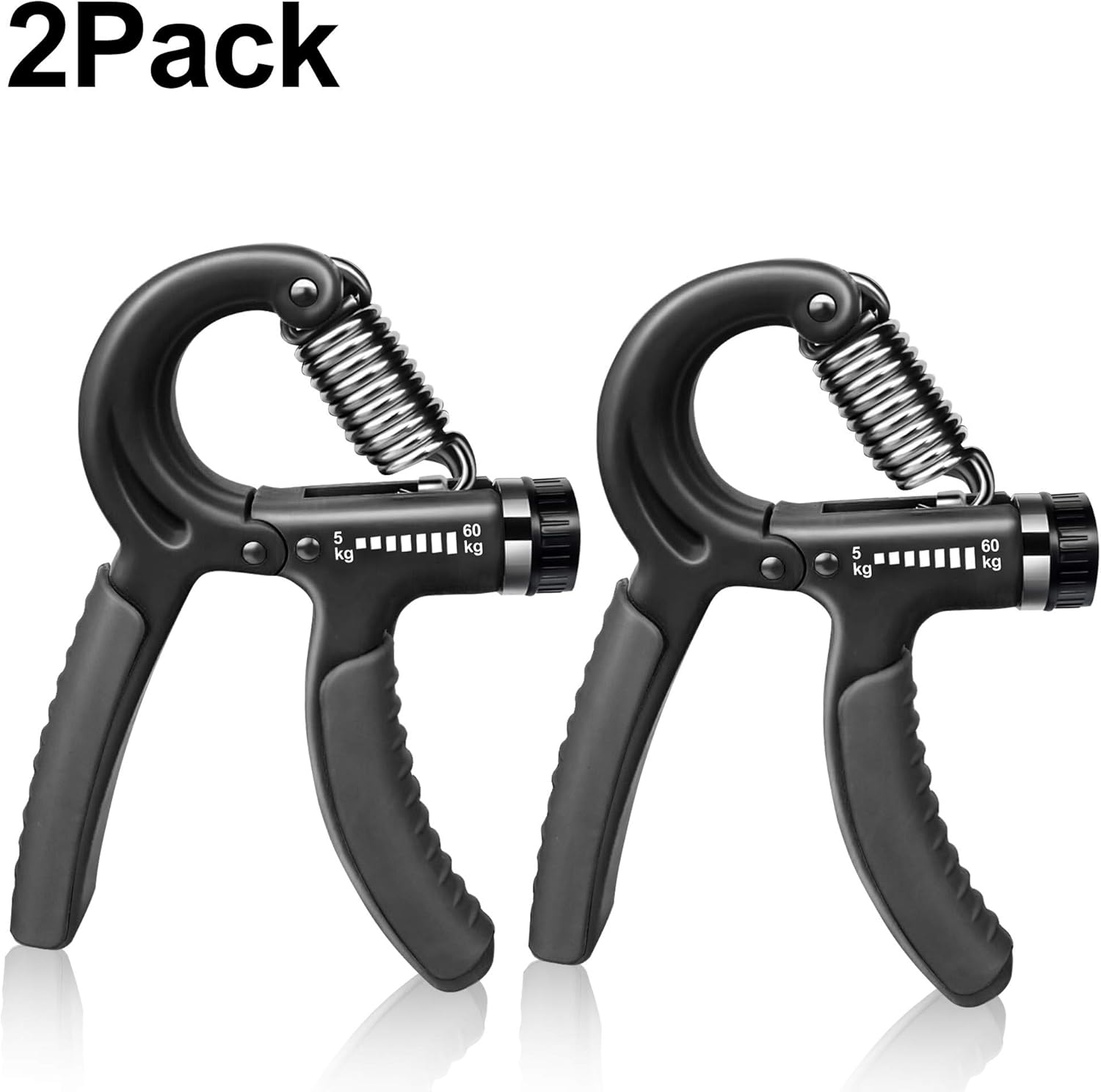 Hand Grippers Adjustable 60KG Hand Gripper Grips Forearm Exerciser