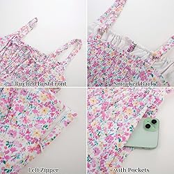 Coquette Dress for Women Floral Sundress Midi