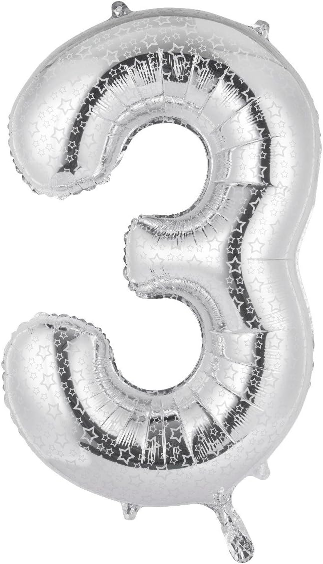 YOYO FUN USA FOIL Balloons Numbers 3 18"