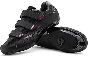 Tommaso Strada Peloton Shoes for Men—SPD Indoor Cycling Shoes for Men—Men's Cycling Shoes with Delta Clips— Spin Shoes, Bike Shoes for Men Cycling on Peloton— SPD Shoes for Road Bikes—Spinning Shoes.
