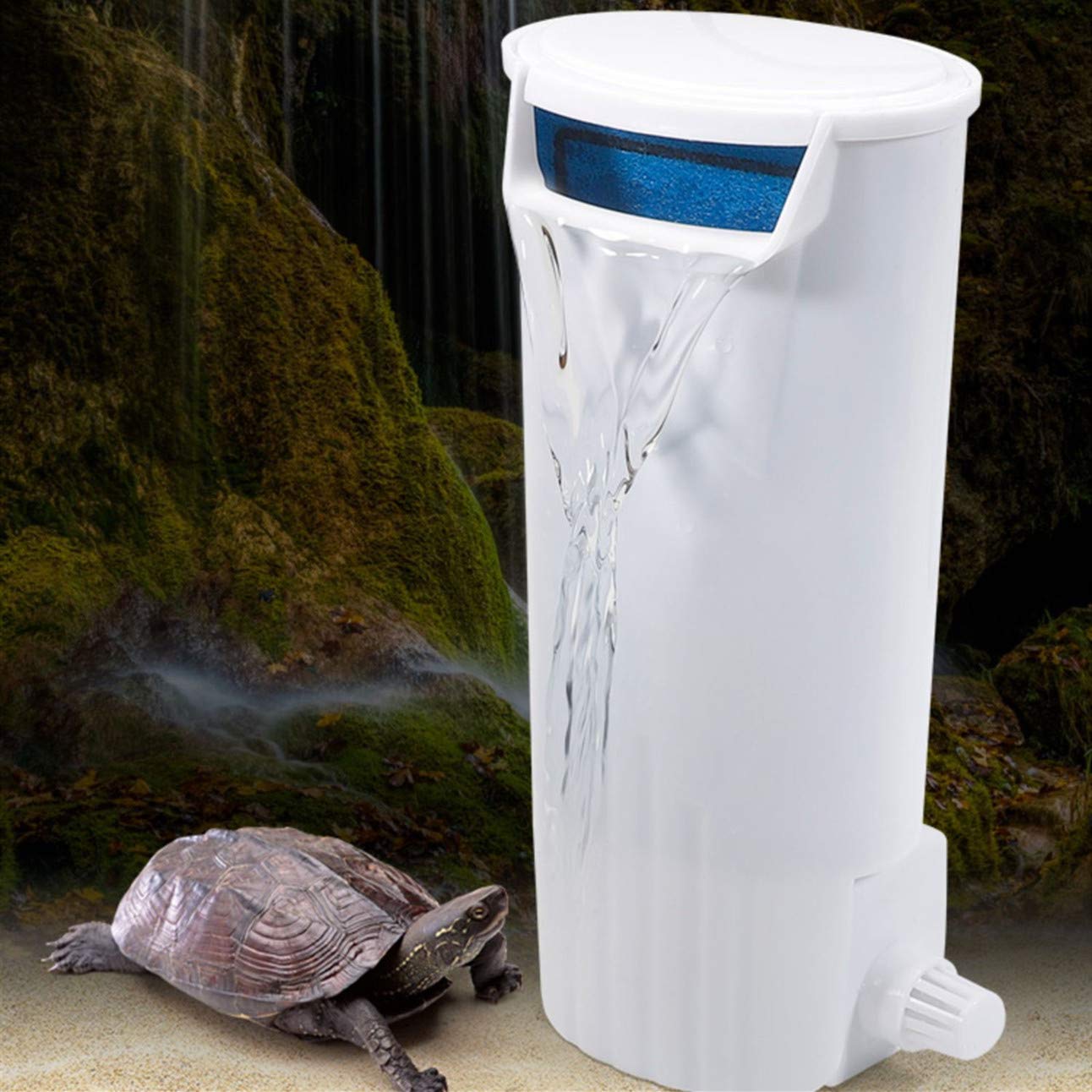 Buy EmmaWu Turtle Filter Low Water Level Aquarium Filter Waterfall Flow