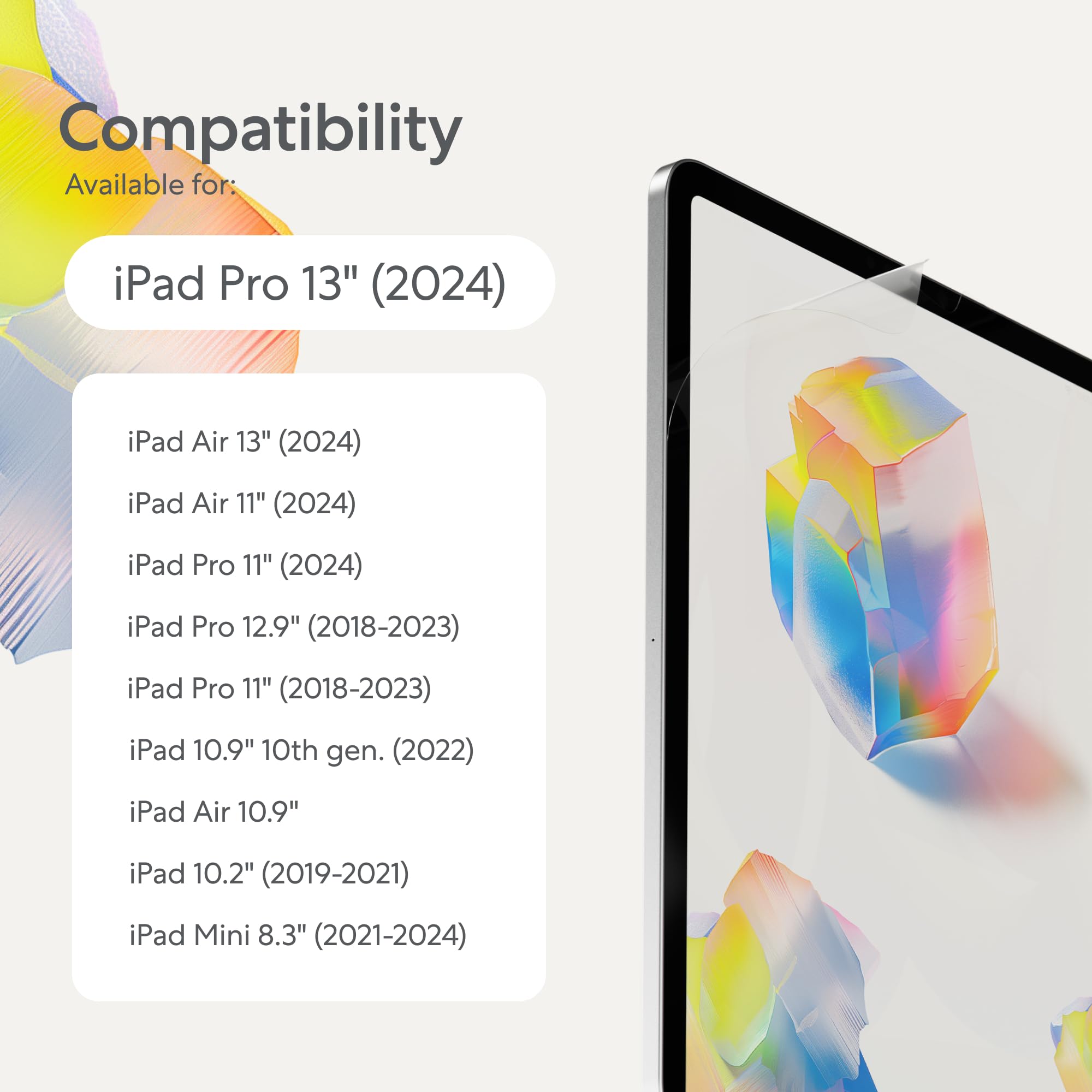 Paperlike Screen Protector (Previous Model) 2x for iPad Pro 13” (2024) for an authentic paper-feel