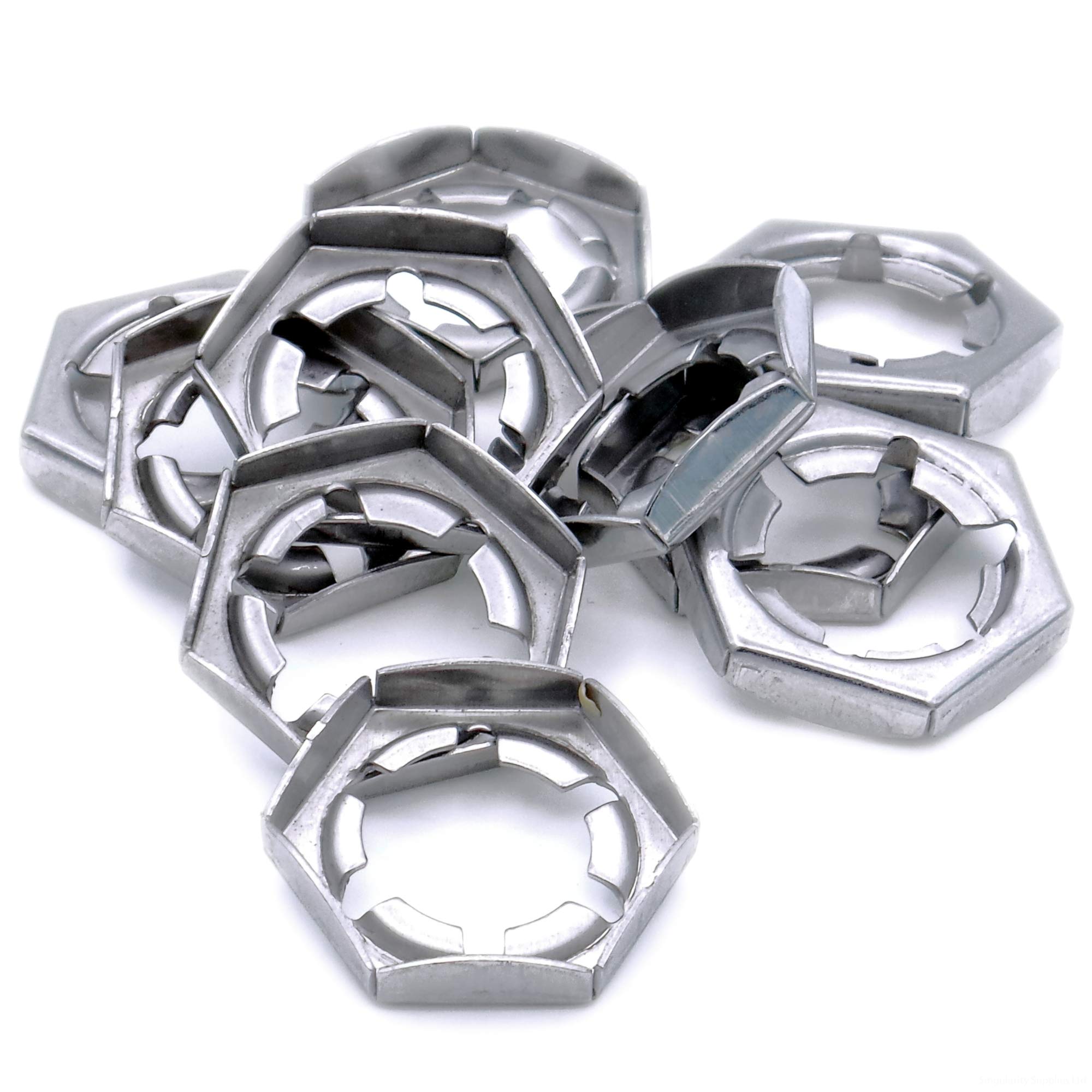 M10 (10mm) Counter Nuts - Stainless Steel (A2) (Pack of 20)