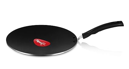 Pigeon by Stovekraft  Non-Stick Multi Tawa, 31cm,Black