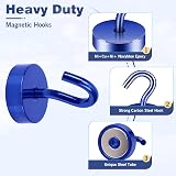 Neosmuk Magnetic Hooks 40lb+ Heavy Duty Navy Blue Cruise Ship Essentials view 5