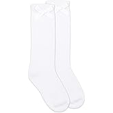 Jefferies Socks Girls' Pointelle Bow Knee High Socks 1 Pack