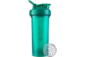 BlenderBottle Classic V2 Shaker Bottle Perfect for Protein Shakes and Pre Workout, 28-Ounce, Emerald Green