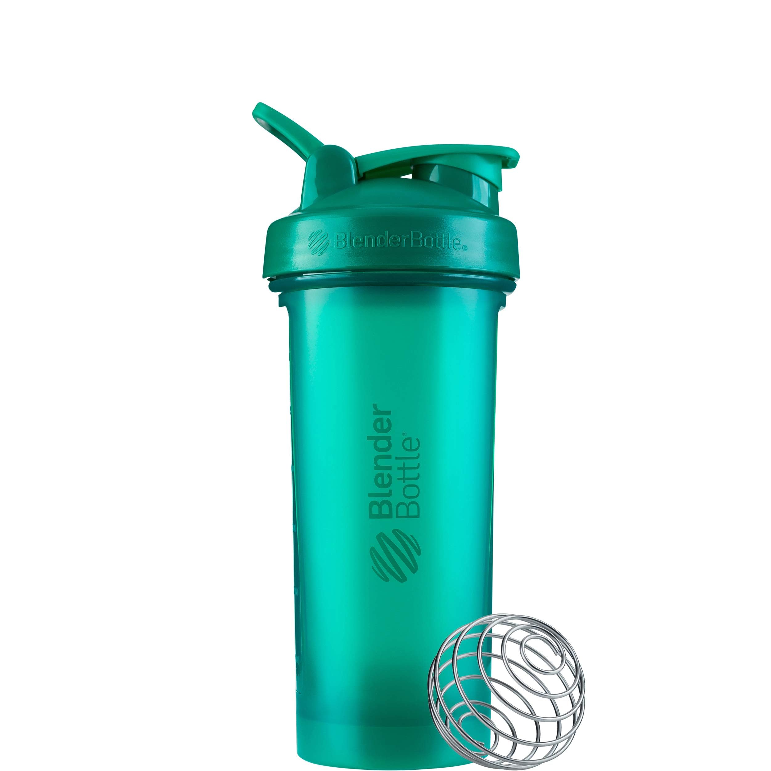 Photo 1 of BlenderBottle Classic V2 Shaker Bottle Perfect for Protein Shakes and Pre Workout, 28-Ounce, Emerald Green