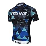 Cycling Jersey Men, Summer Short Sleeved Bike