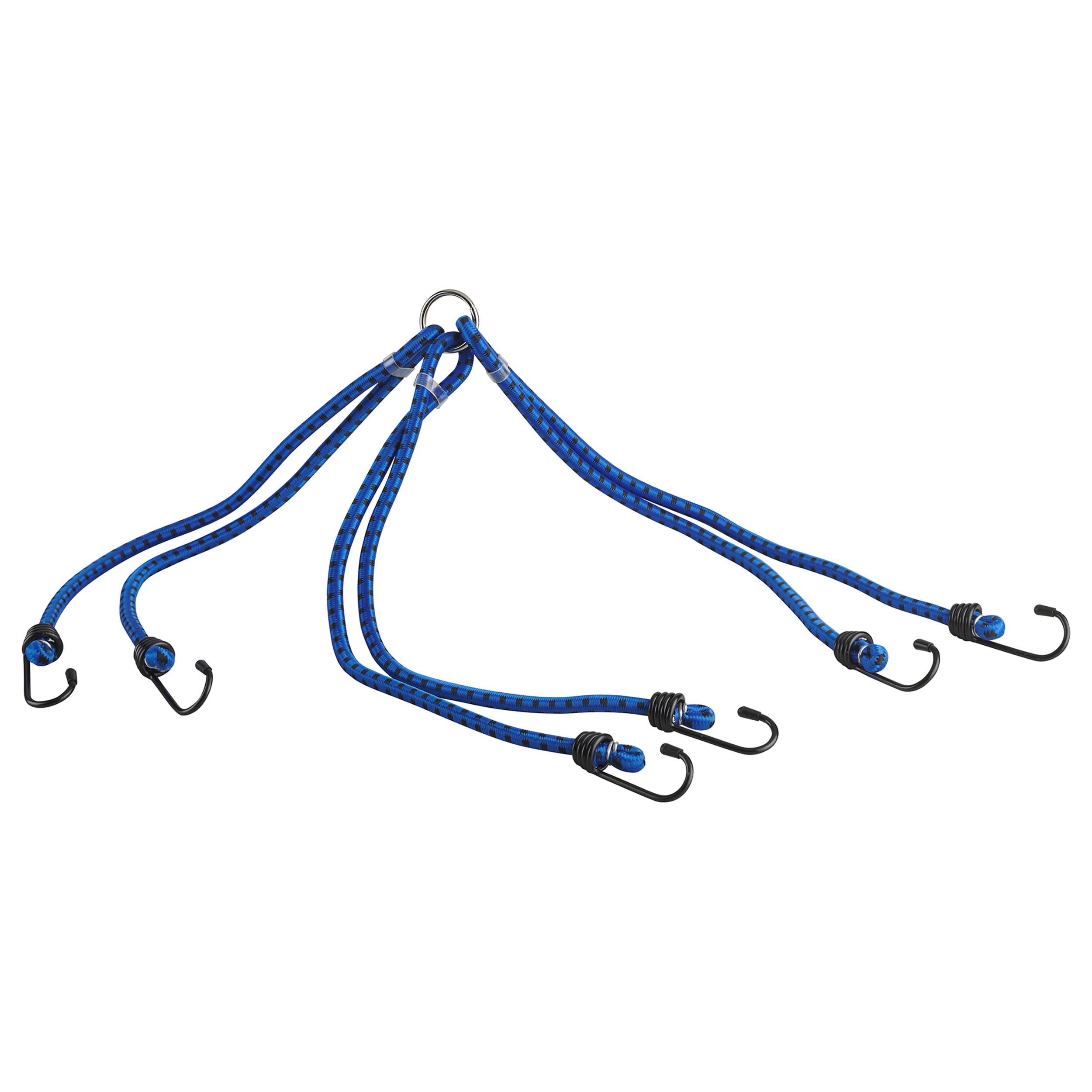 THIRARD - Rubber Octopus Tensioner with Hooks, 8 mm x 80 cm, Blue