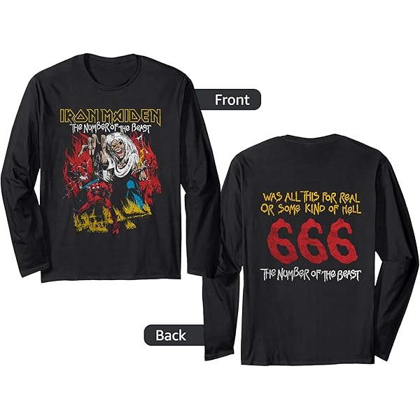 Amazon.com: Iron Maiden Japan Event Long Sleeve T-Shirt : Clothing