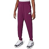 Nike Girls' Sportswear Club Fleece High-Waisted Fitted Pants