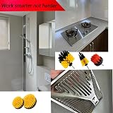 QTACIE Drill Brush Set 4Pcs Power Scrubber Attachments for All Surfaces view 6