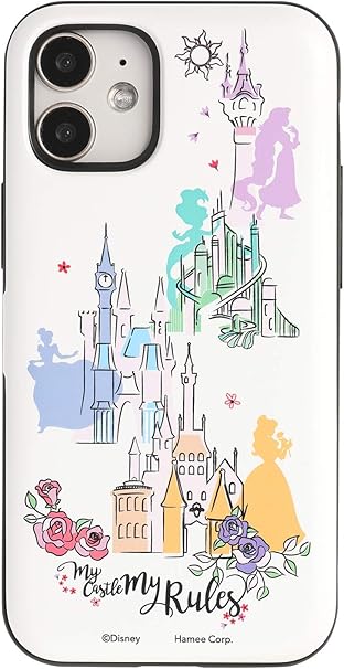 Amazon Co Jp ディズニー Latootoo Iphone 12 Mini ケース カード収納型 ミラーシート付き プリンセス 家電 カメラ