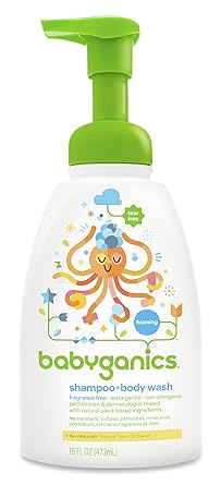 babyganics foaming shampoo and body wash
