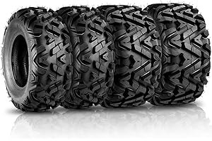 PROPARTS Set of 4 25x8-12 & 25x10-12 ATV/UTV Tires 25x8x12 25x10x12 All Terrain Sport Tires for Trail, Mud, and Sand Tire, 6PR, Tubeless