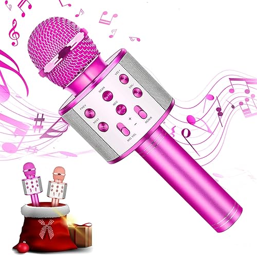 Kid Girl Top Birthday Gift Toy,Wireless Bluetooth Karaoke