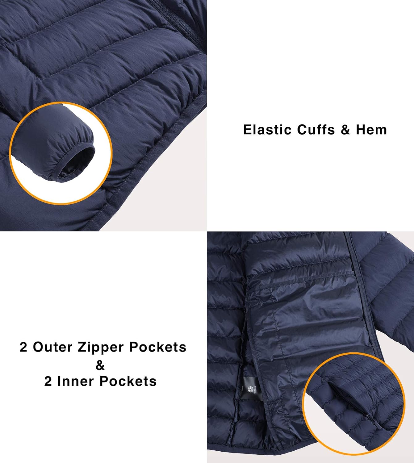 LAPASA Men's Lightweight Packable Down Jacket Breathable Puffy Coat Water-Resistant M32 at  Men’s Clothing store