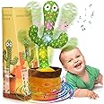 Emoin Dancing Cactus Talking Cactus Toy, Cactus Baby Toy Singing Children's Song+Box,Mimicking Cactus Recording &Repeating What You Say,Electronic Educational Toys for Children Playing