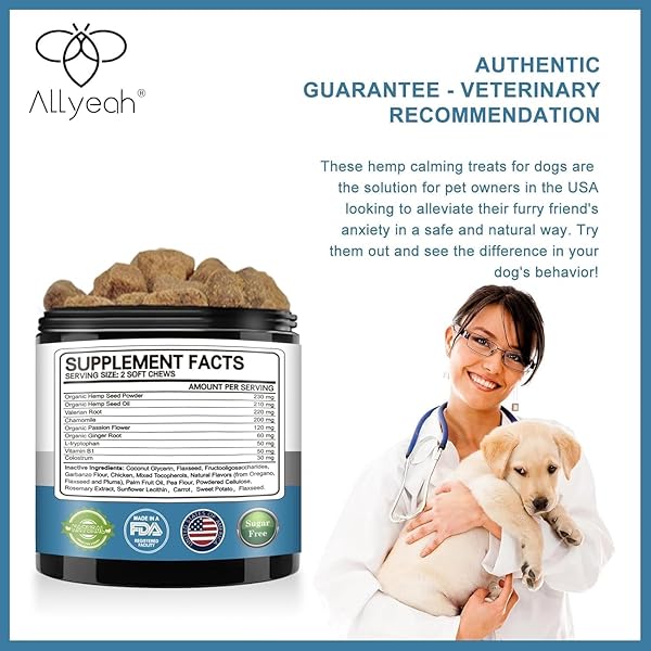 ALLYEAH DOG CALMING CHEWS