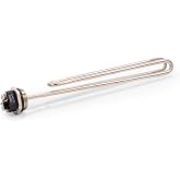 Camco 4500W 240V Screw-in Foldback Water Heater Element | Low Watt Density (02583)