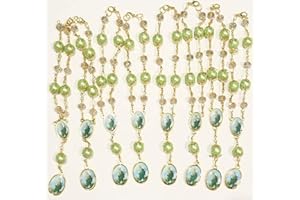 CLGIFT Bulk 12 Pc Crystal Saint Jude Car Auto Rosary with Gift Bag Perfect for First Communions , Baptism , Wedding Shower /Religious Gift /