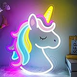 Unicorn Neon Sign, Colorful Unicorn Neon Lights for