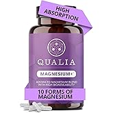 Qualia Magnesium+ | Doctor-Formulated. Premium Formula | High Bioavailability | 10 Forms of Magnesium & 70+ Minerals | Relaxed Mood, restful Sleep, & Exercise Recovery