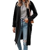 Hooever Women's Long Cardigans Oversized Chunky Knit Coatigan Fall Trendy Open Front Sweater Jackets with Pockets