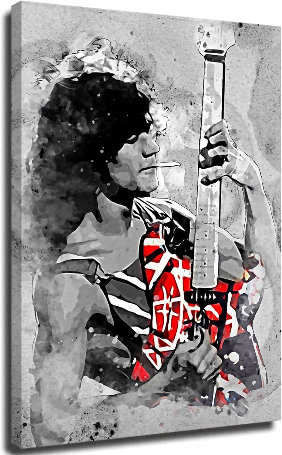 Van Halen Canvas Wall Art eddie van halen 3D Abstract Art posters