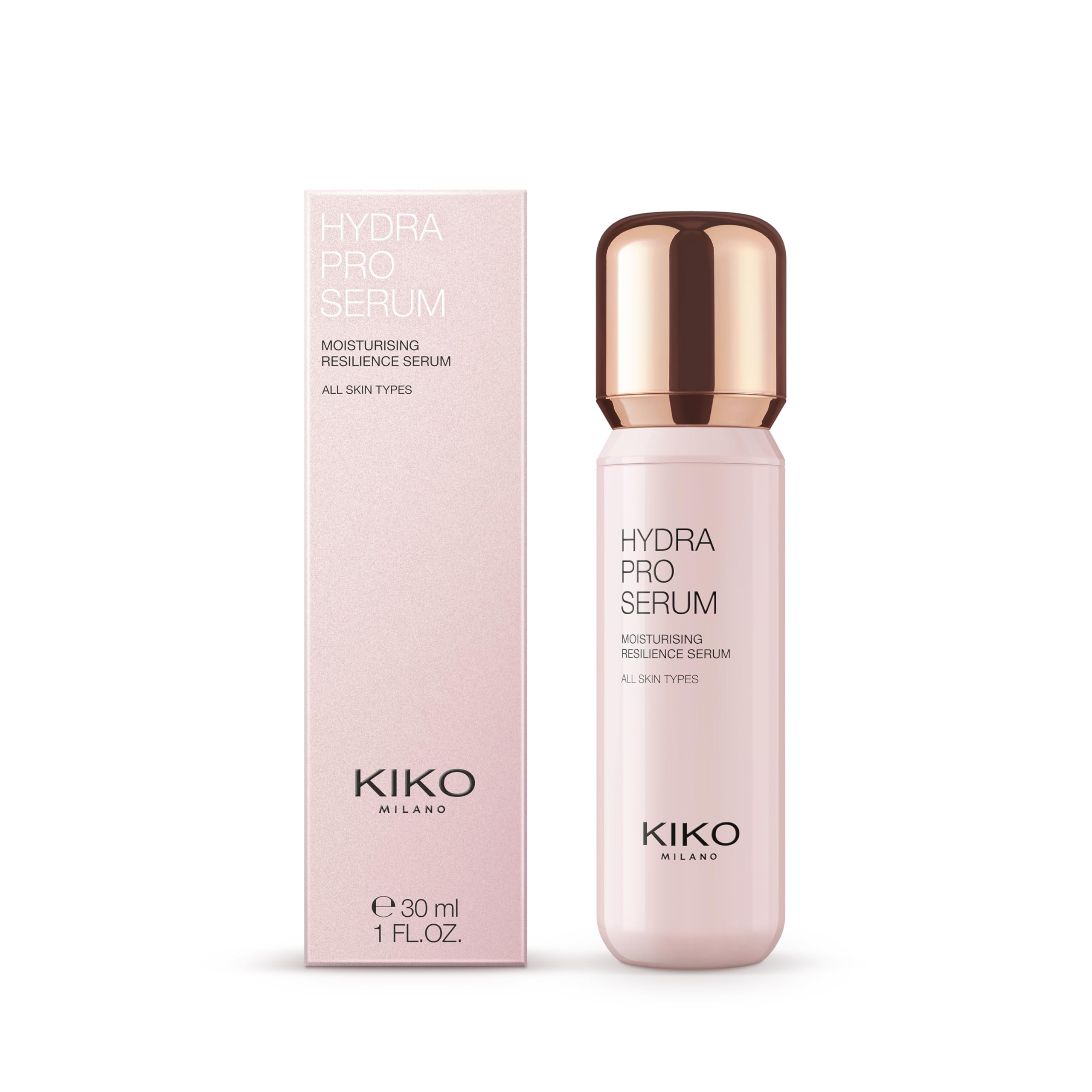 KIKO Milano Hydra Pro Serum, Moisturising Facial Serum Enriched With Hyalu+Rose Complex