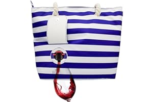 Sneaky Booze Wine Purse Tote Bag Cooler With Hidden Spout Alcohol Dispenser Insulated Flask Holds 2 Bottles Easy Pouring Durable Stylish Portable Carrier Design For Traveling Picnics Parties Beach