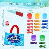 DQMOON Montessori Fishing Game 10 in 1 Soft Fabric Toy 6m+ view 6