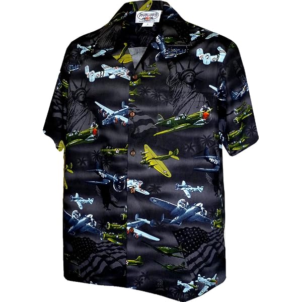 Sun of islands grise, la chemise hawaienne par RJC Hawaii. Véritable