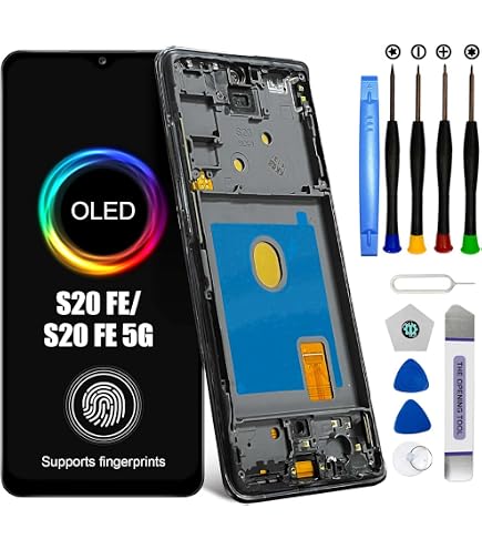 Amazon.com: LCD Display Replacement for Samsung Galaxy S20 FE/S20