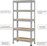Yaheetech 2pcs 5 Tier Garage Shelving Units 140x30x150cm Heavy Duty view 7