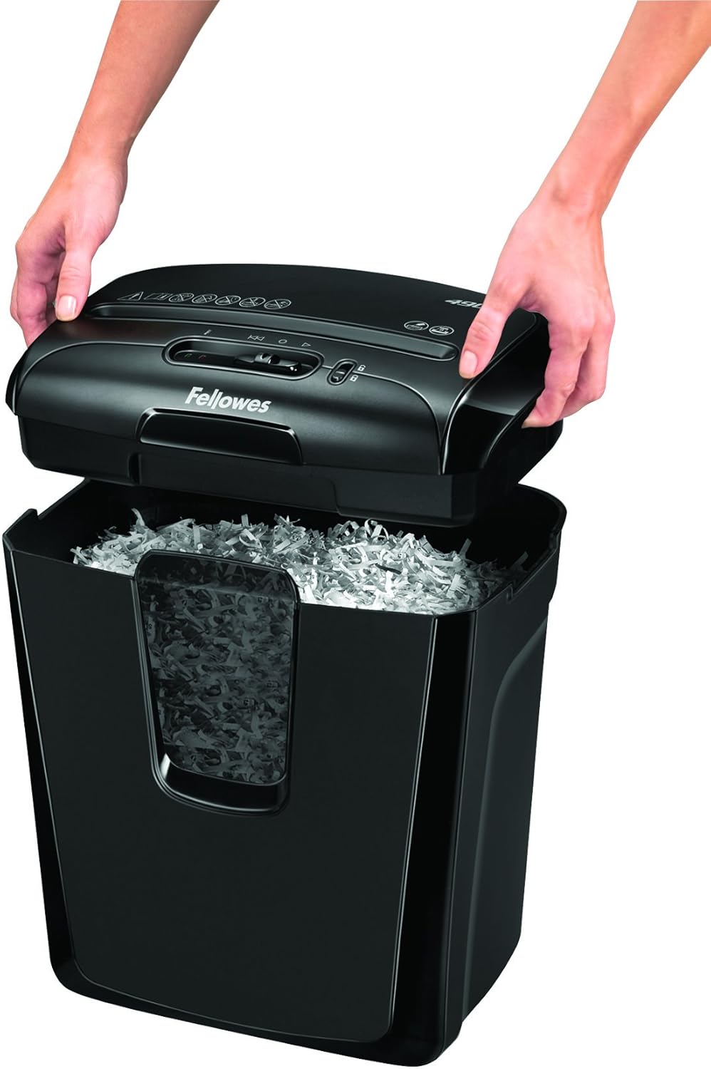 Fellowes Powershred 49C 8-Sheet Cross-Cut Paper and Credit Card Shredder (4605801), Black : Electronics