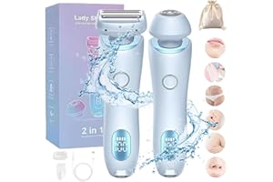 INENDLY Dusk Razor for Women, Glide Pro 3.0 Razor, Dusk Glide Pro 3.0 Shaver, The Glide Pro 3.0 Razor Dusk Official, Waterproof Dusk Official Razor Painless, Smooth Shave Pro, Silk Glide Pro(Blue)